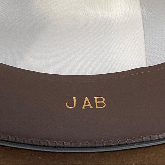 OPTIMO CHICAGO Dark Brown Bison brim hat fedora grosgrain ribbon detail - Picture 10 of 14